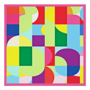 Ein lebendiges Design Poster