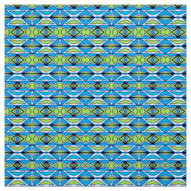 Ein lebendiges, farbenfrohes Stoffdesign Stoff (Muster)