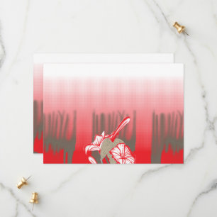 Ein lebendiges Grafikdesign mit einem roten, gemus Save The Date