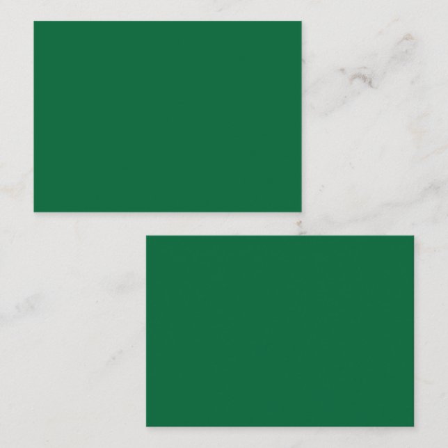 Ein lebendiges grünes Blatt mit verschiedenen Vene Terminkarte (Vorne/Hinten)