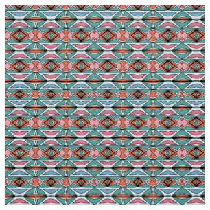 Ein lebendiges mehrfarbiges Stoffdesign Stoff