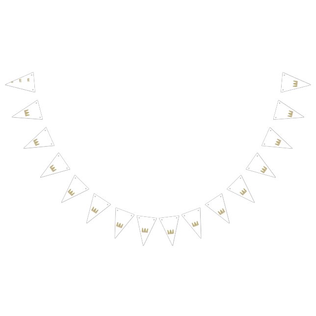 Ein lebendiges, symmetrisches Blumendesign mit Wimpelkette (Alle)