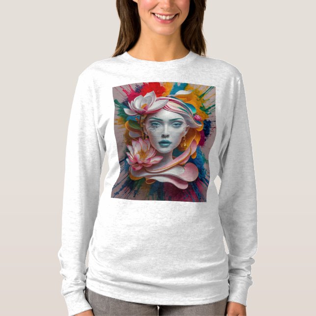 Ein lebhafter und spielerischer T - Shirt (Vorderseite)