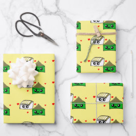 Ein leckeres Paar Geschenkpapier Set