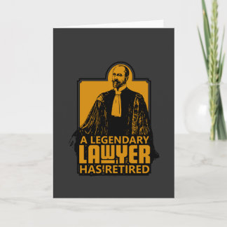 Ein legendärer Anwalt hat sich erschöpft Karte