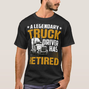 Ein legendärer Lkw-Fahrer hat das amaste Shirt ers