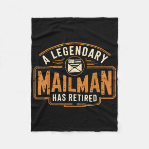 Ein legendärer Mailman hat Postarbeiter Reti Fleecedecke