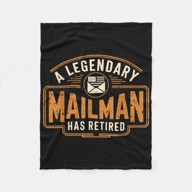 Ein legendärer Mailman hat Postarbeiter Reti Fleecedecke (Vorderseite)
