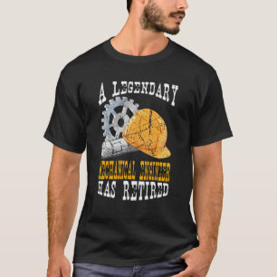 Ein legendärer Maschinenbauingenieur ist in den Ru T-Shirt