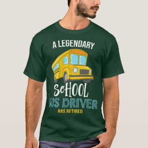 Ein legendärer Schulbusfahrer ist in Rente gegange T-Shirt