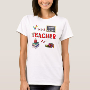 Ein Lehrer macht es mit Klasse T-Shirt
