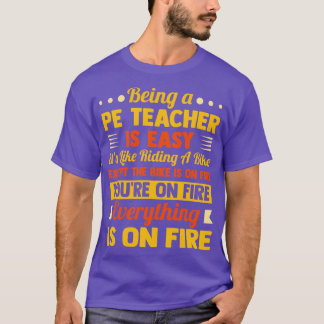 Ein Lehrer zu sein ist einfach, wie ein Fahrrad zu T-Shirt