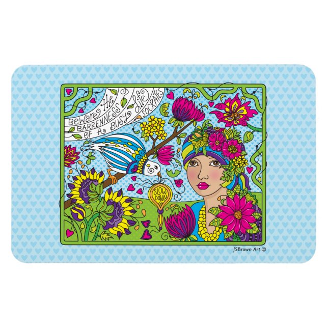 Ein leichtes Leben_flexibel Magnet (Horizontal)