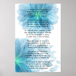 Ein Leitstern: Poetischer Tribut an Mama Poster