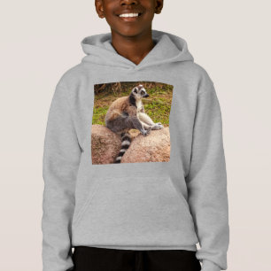 ein Lemur eines Madagaskars auf einem Pullover