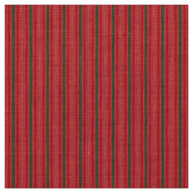 Ein leuchtend roter Apfel sitzt auf einer schlicht Stoff (Muster)