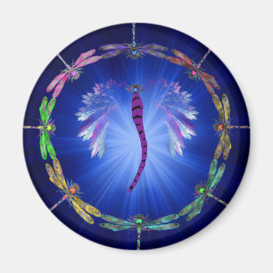 Ein Libellen-Tanz Magnet