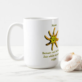 Ein Lichtstrahl des Glücks Kaffeetasse