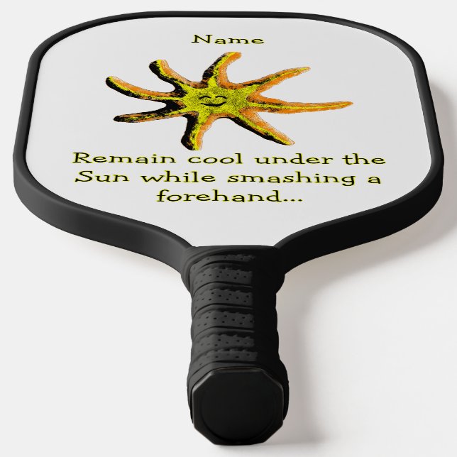 Ein Lichtstrahl des Glücks Pickleball Schläger (Ablage )