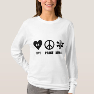 Ein Liebe-Frieden RN T-Shirt