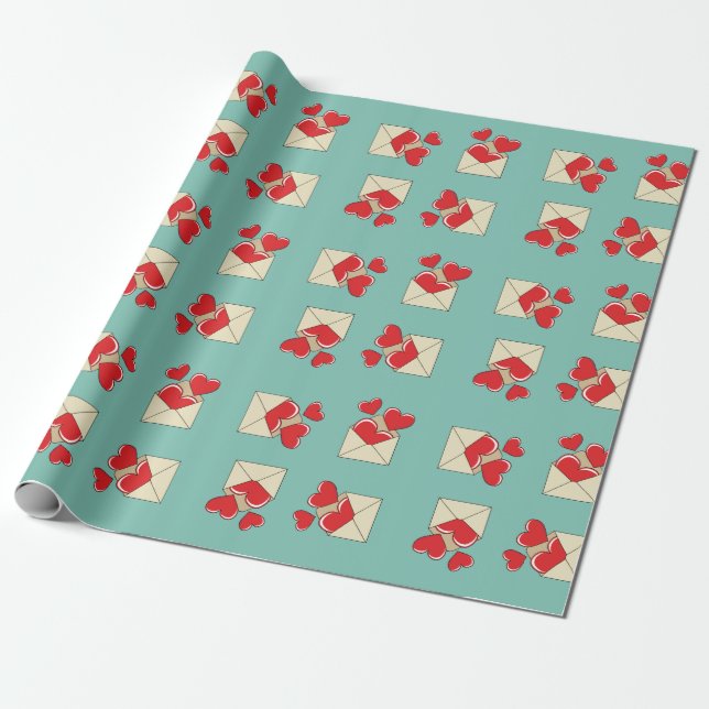Ein Liebe Geschenkpapier (Ungerollt)