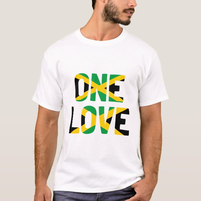 Ein Liebe-Jamaika-T - Shirt (Vorderseite)