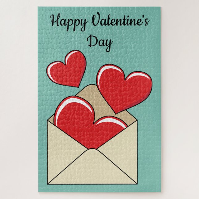 Ein Liebe | Text hinzufügen Puzzle (Vertikal)