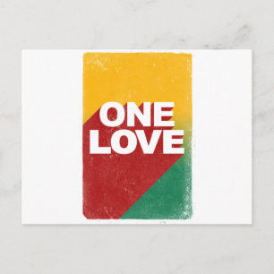 Ein Liebesplakat Postkarte