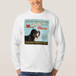 Ein liebevoller Bernese Gebirgshund macht unser T-Shirt