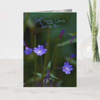 Ein liebevoller Onkel, Beileidskarte