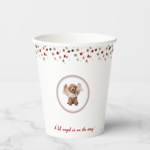 Ein Lil' Angel Baby Duschpapier Pappbecher