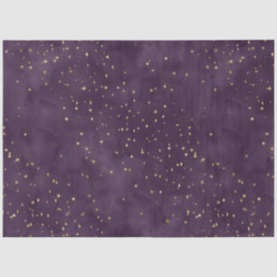 Ein Lila Design der Starry Night Series 11 Seidenpapier