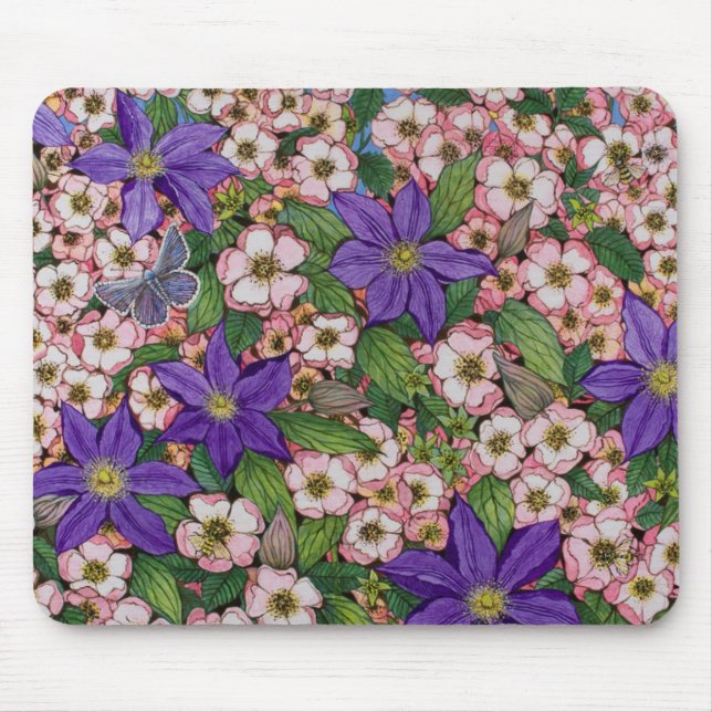 Ein lila Flecken 2011 Mousepad (Vorne)