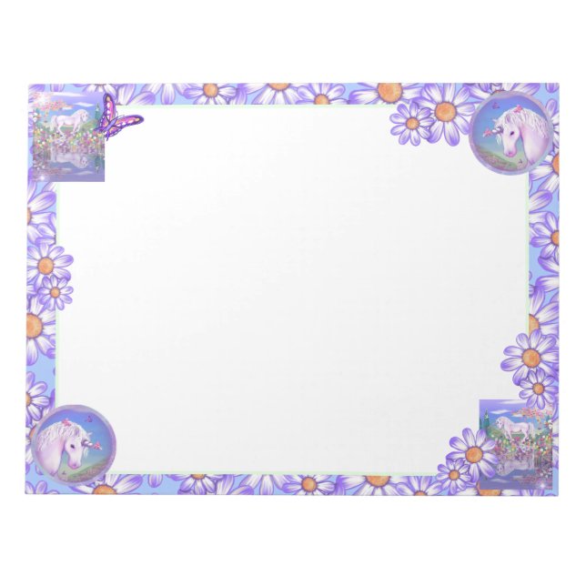 Ein lila Paradies für Notepad Notizblock (Vorderseite)