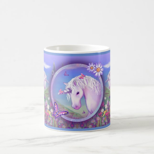 Ein Lila Paradies Kaffeetasse (Mittel)