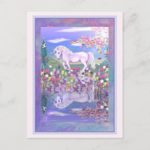 Ein Lila Paradies Postkarte