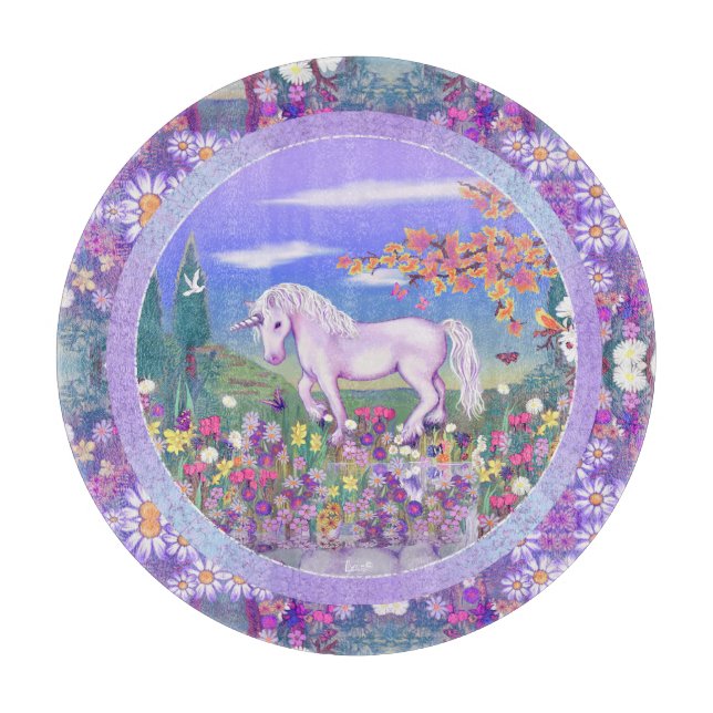 Ein lila Paradies Schneidebrett (Vorderseite)