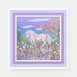 Ein Lila Paradies Serviette