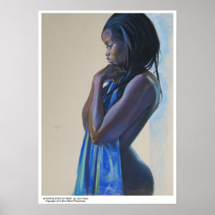 "Ein LILA STAAT des Geistes" von: Alvin Pettit Poster