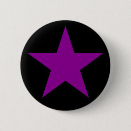 Ein Lila Stern des Anarcha-Feminismus Button