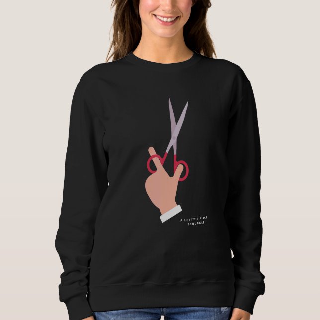 Ein linkes, erster Kampf mit viel Leftigkeit Links Sweatshirt (Vorderseite)