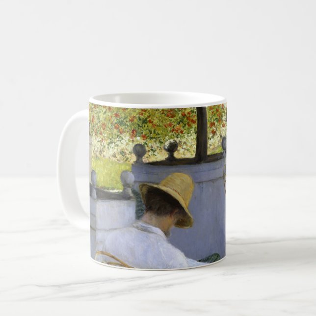 Ein literarischer Ausweg: Leser verlieren in einem Kaffeetasse (Vorderseite Links)