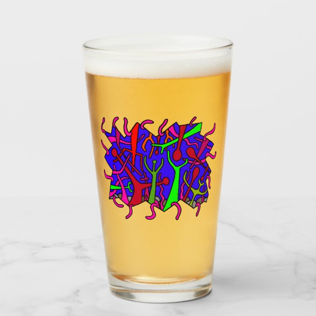EIN LOCH IN MEINEM GLAS. GLAS (Vorne (Gefüllt))