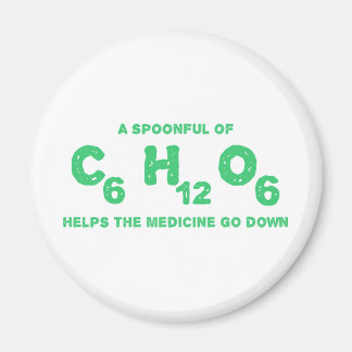 Ein Löffel C6H12O6 hilft der Medizin beim Absinken Magnet