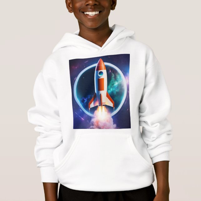 ein Logo mit Gravitation Hoodie (Vorderseite)