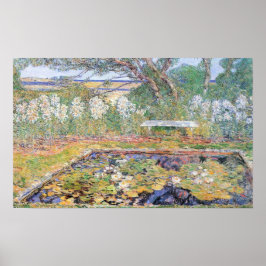 Ein Long Island Garden von Frederick Childe Hassam Poster