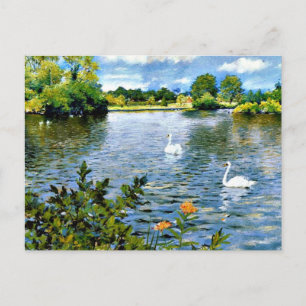 Ein Long Island See, Fine Art, Postkarte