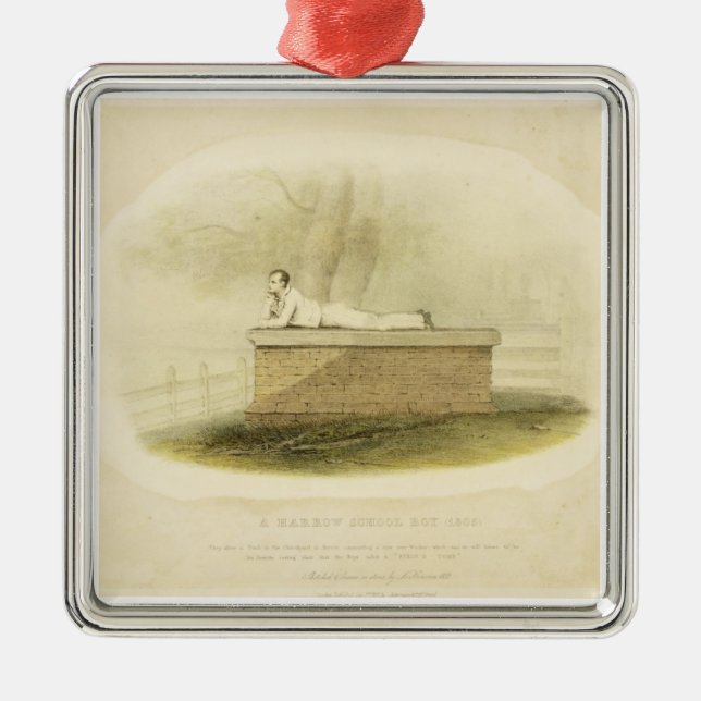 Ein Lord Byron (1788-1824 des Silbernes Ornament (Vorne)