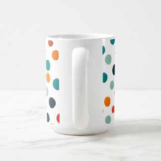 ein LOVE-bezogener Becher mit leuchtenden Tupfen Kaffeetasse