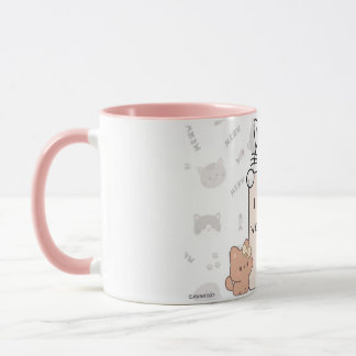 Ein Love You Meow und Kitty Becher für Ihren Liebl Tasse